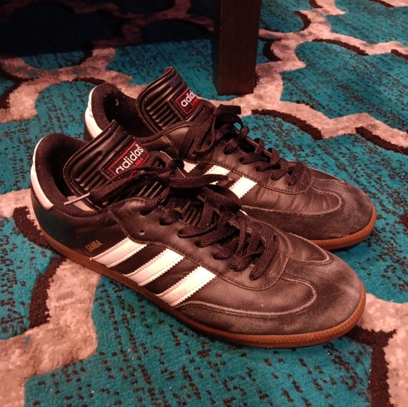 adidas Samba Classic Low Black Shoes Sneakers 034563 Mens Size US 10 - Picture 1 of 9